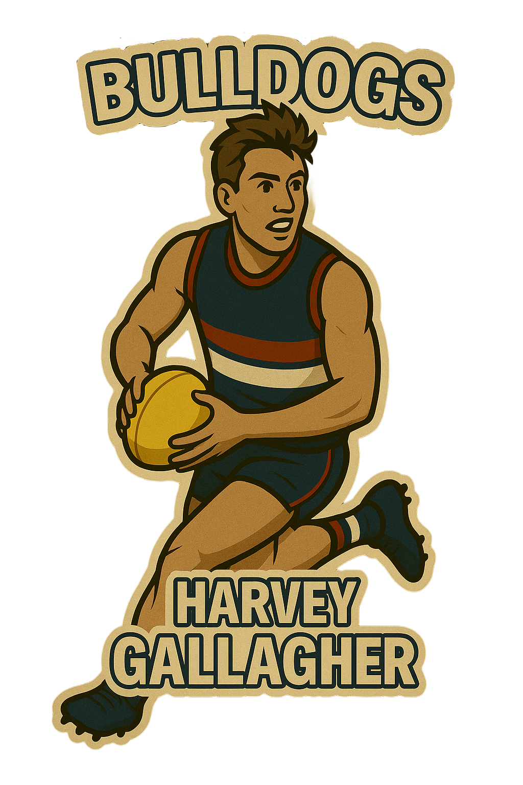 12. Harvey Gallagher Sticker