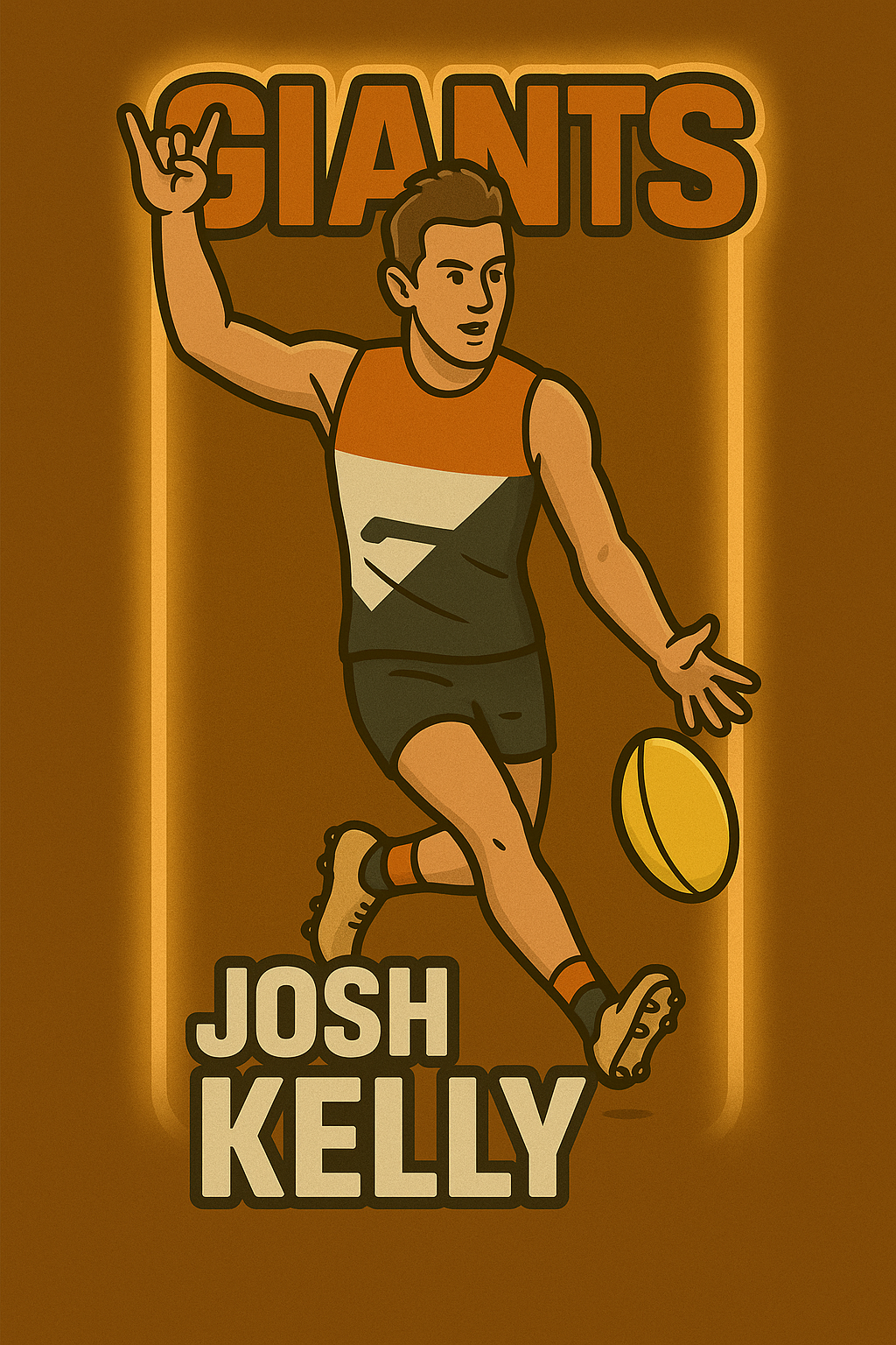 Josh Kelly Sticker