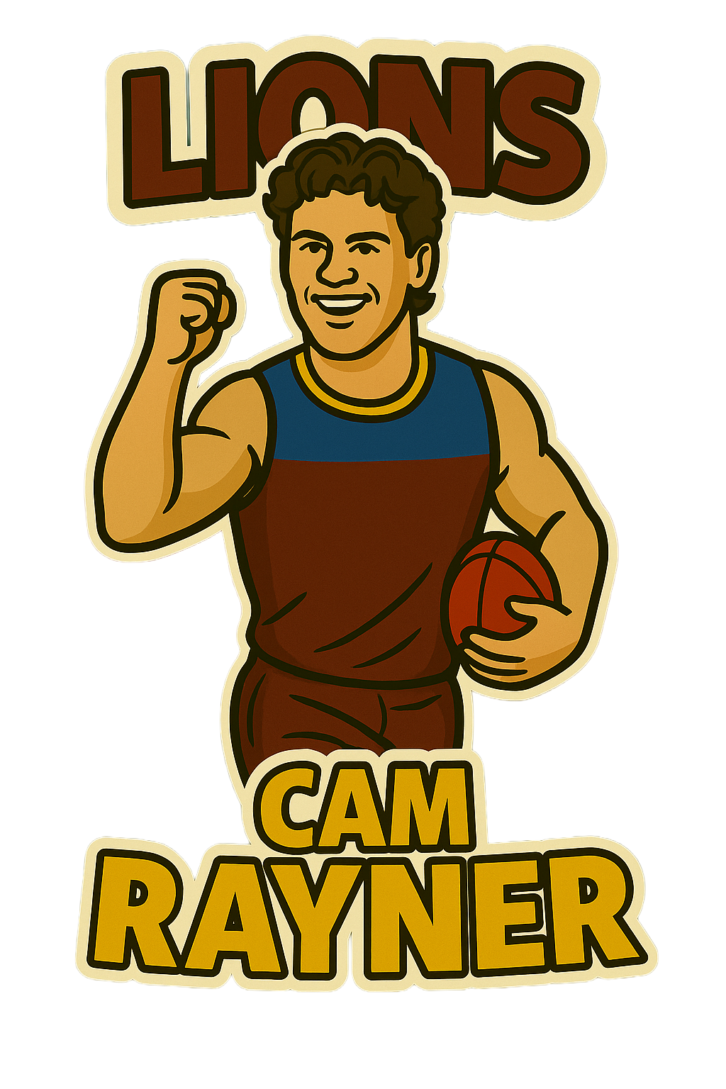 Cam Rayner Sticker