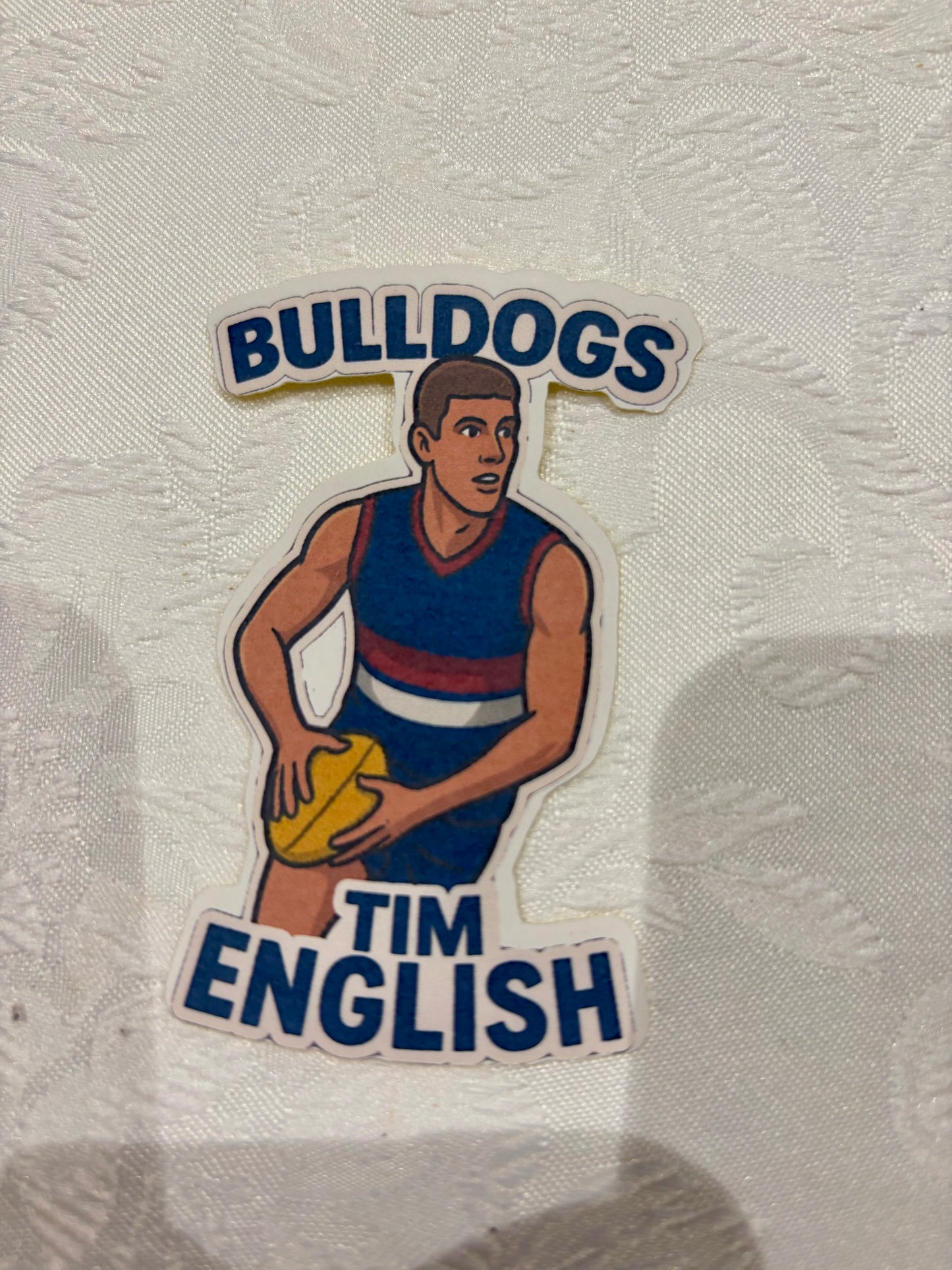 44. Tim English Sticker