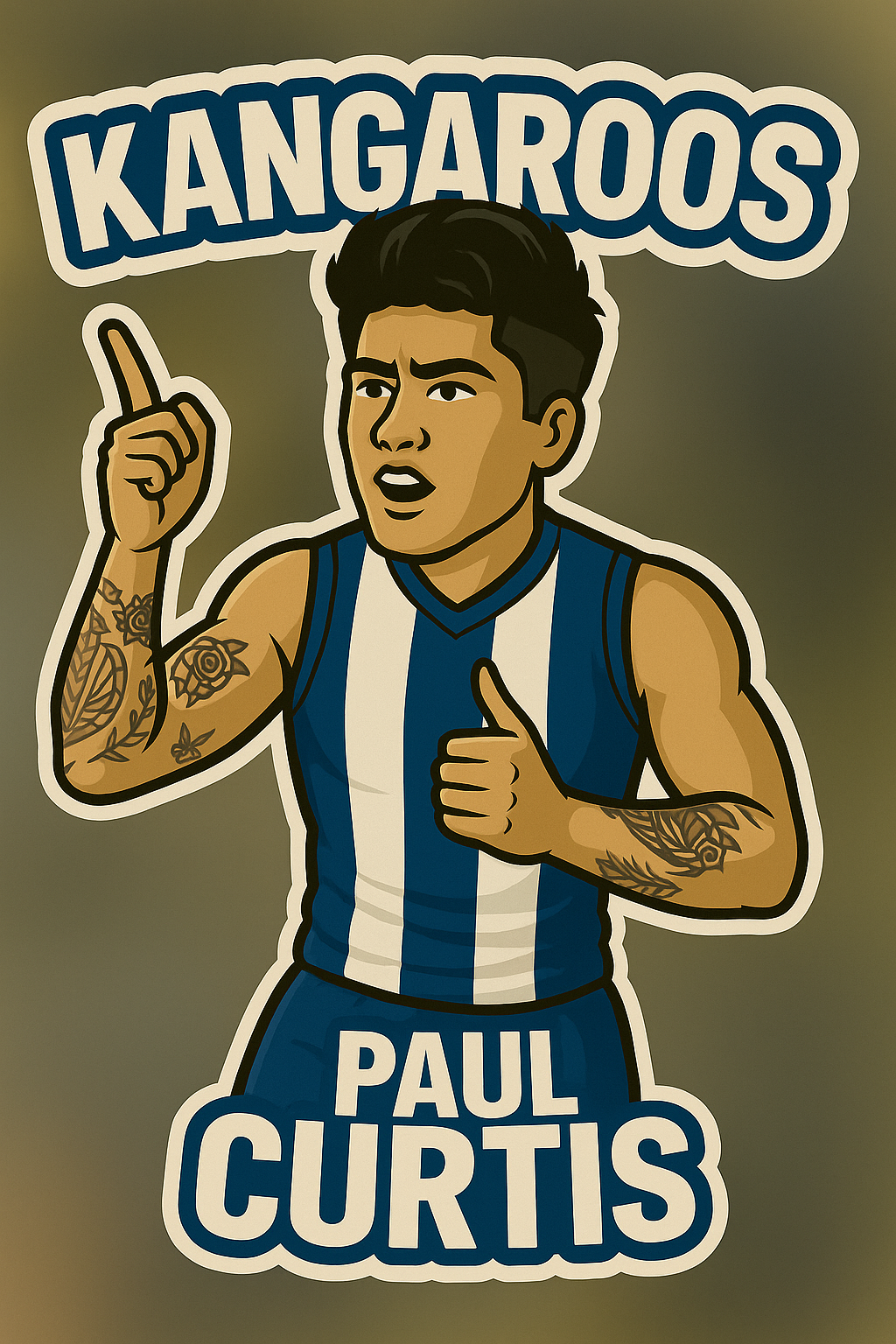 Paul Curtis Sticker