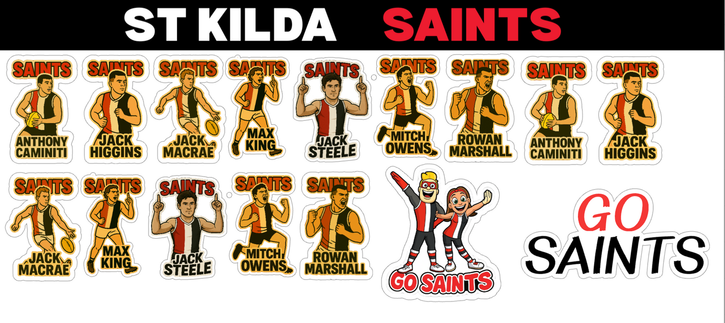 St Kilda Sticker Sheet