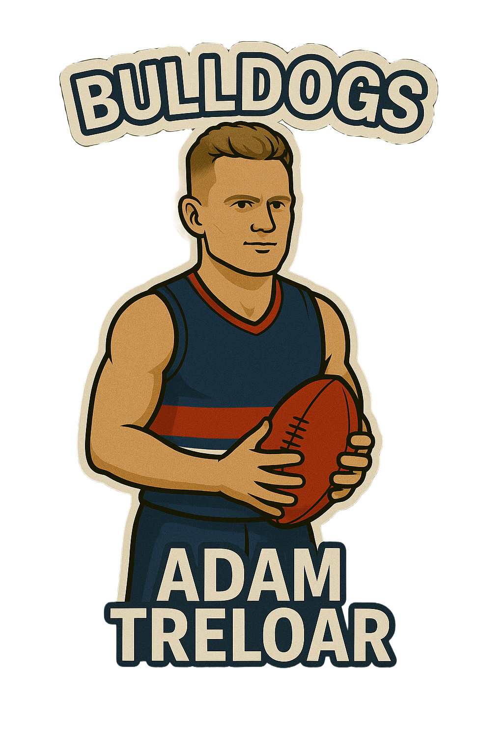 1. Adam Treloar Sticker