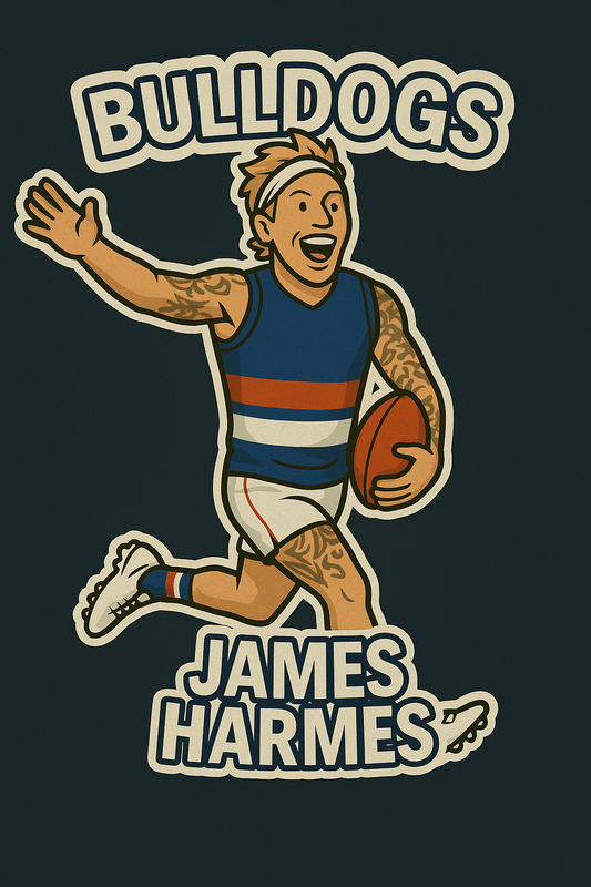 22. James Harmes Sticker