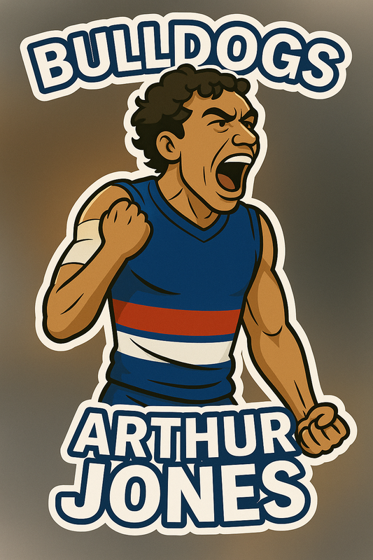 32. Arty Jones Sticker