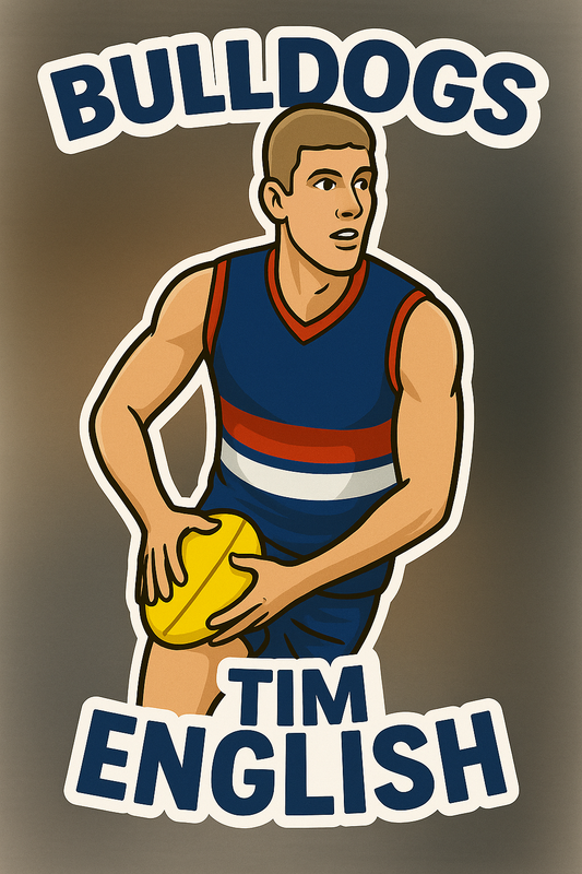 44. Tim English Sticker