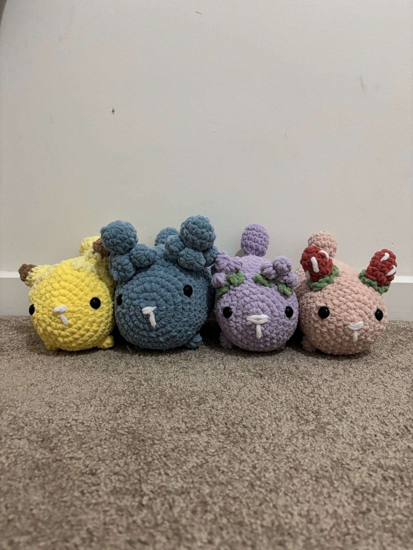 Crochet Fruit Loaf Bunnies