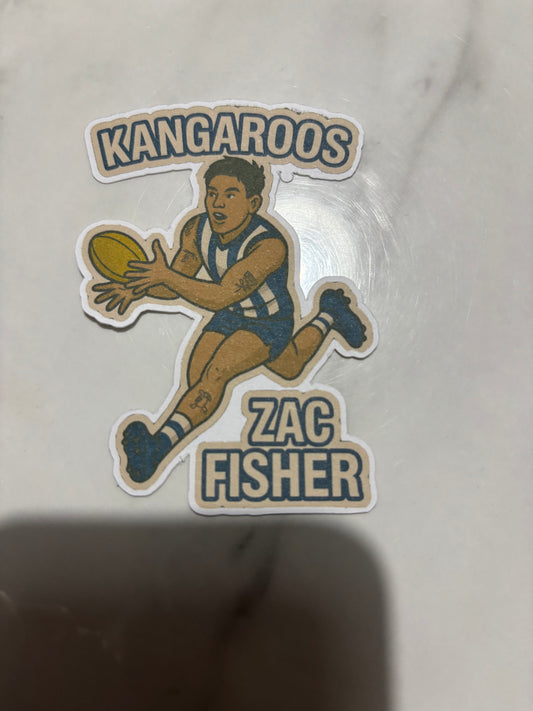 Zac Fisher Sticker