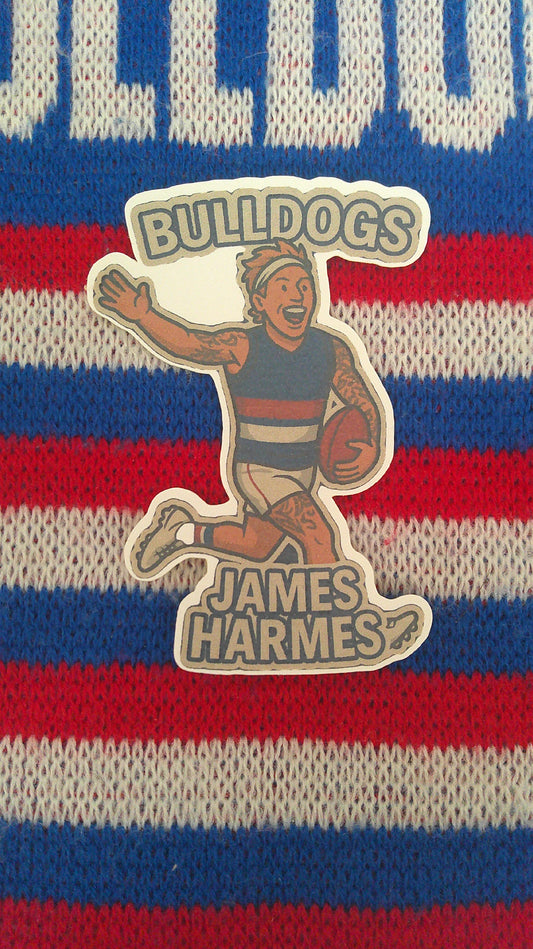 22. James Harmes Sticker