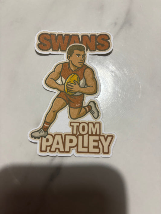 Tom Papley Sticker