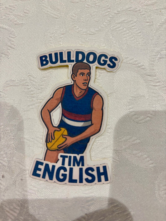 44. Tim English Sticker
