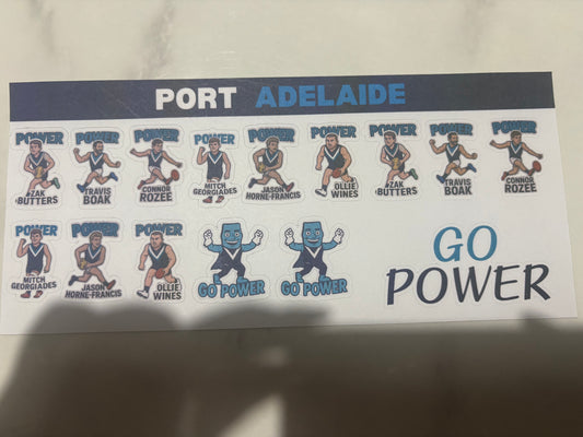 Port Adelaide Sticker Sheet