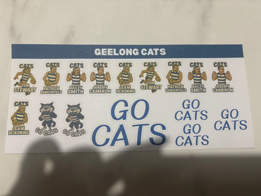 Geelong Cats Sticker Sheet