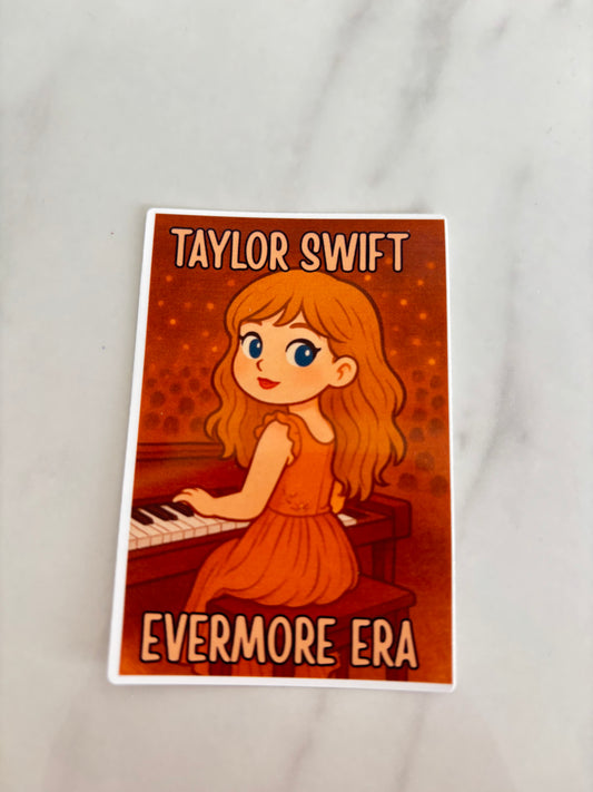 🌾 Taylor Swift “Evermore Era” Waterproof Sticker 🌾