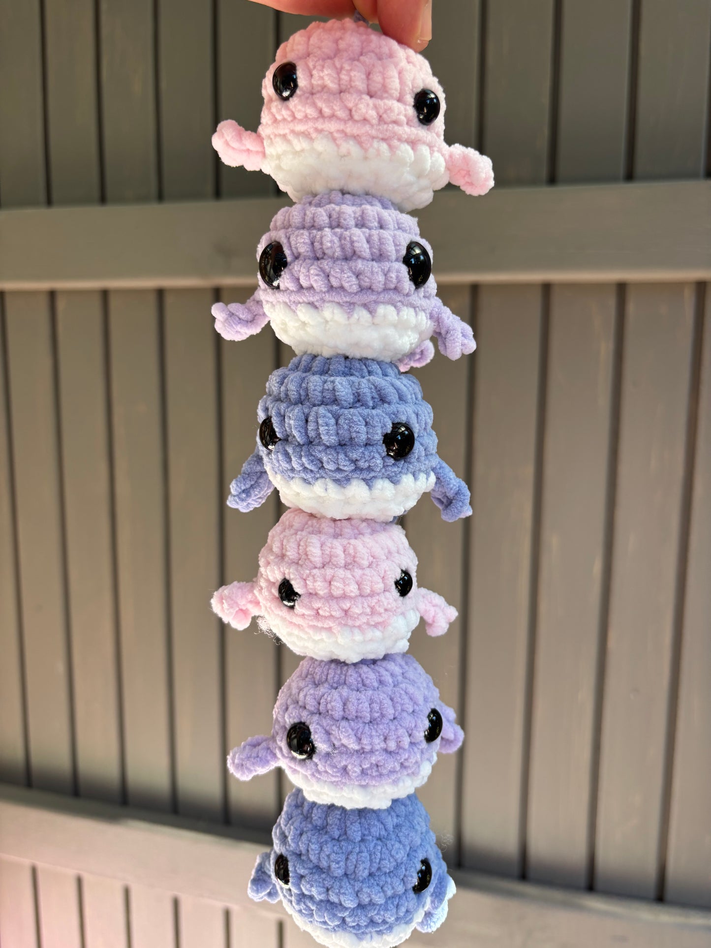 Mini Crochet Whales