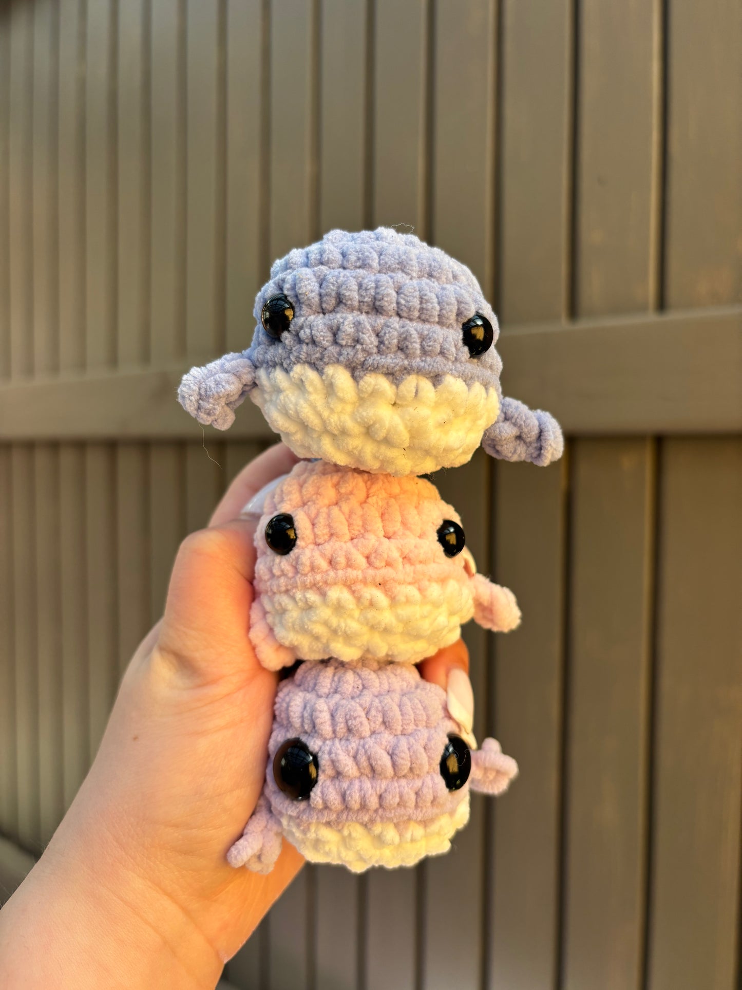 Mini Crochet Whales