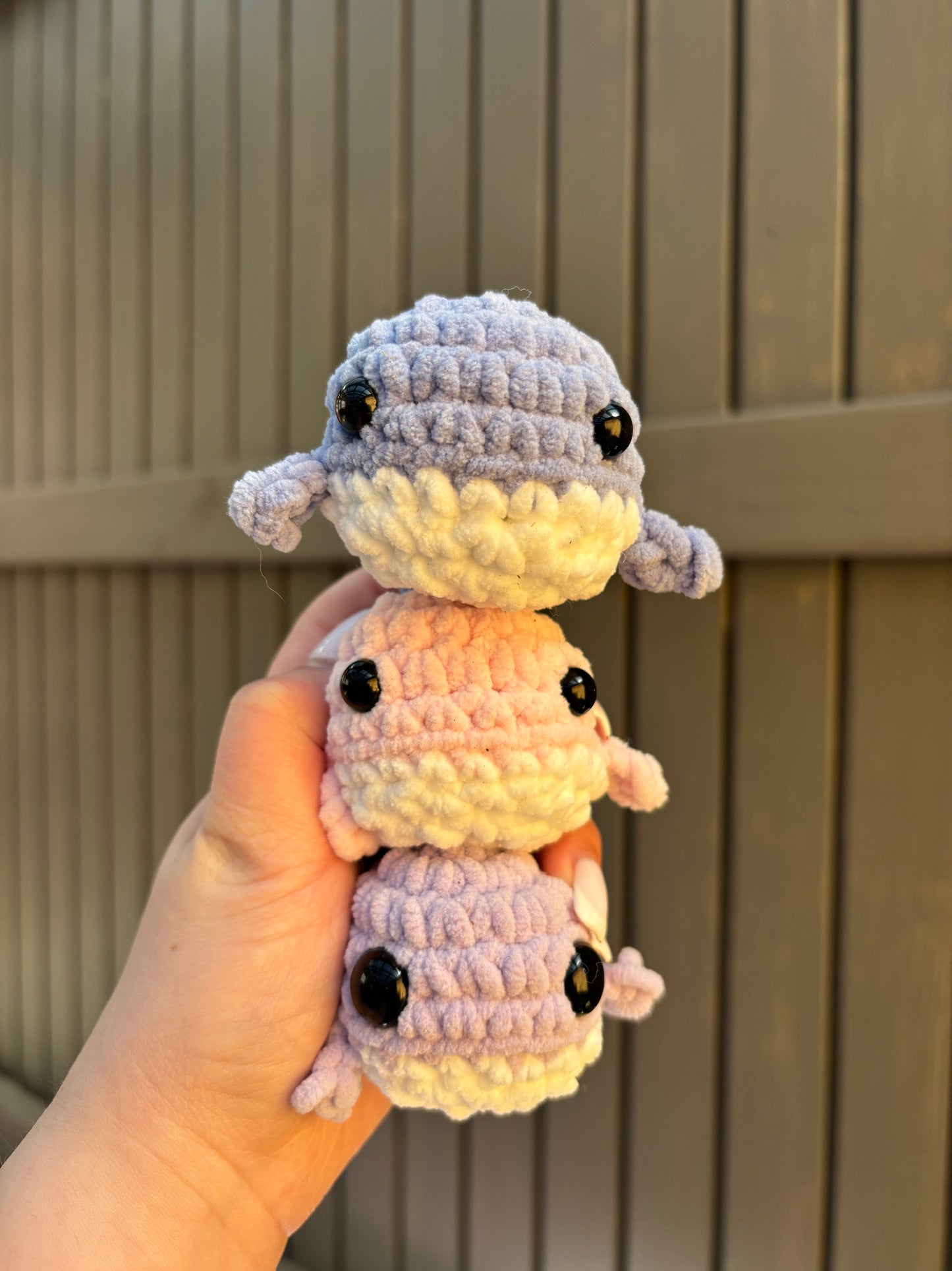 Mini Crochet Whales