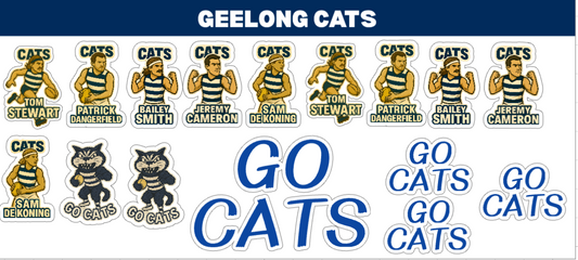 Geelong Cats Sticker Sheet