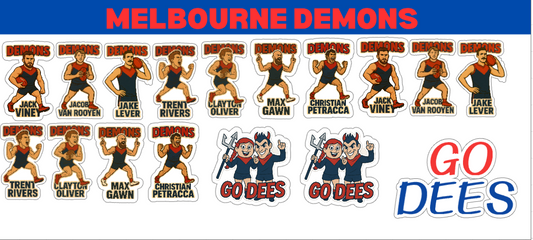Melbourne Demons Sticker Sheet