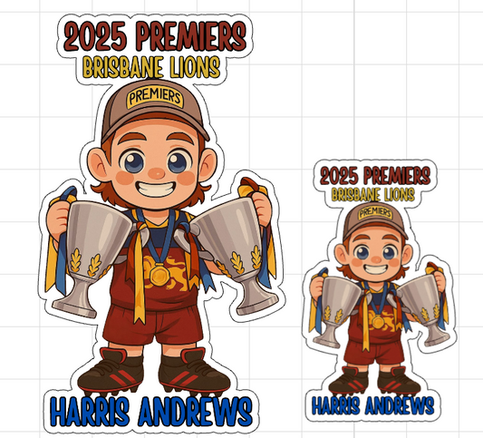 Harris Andrews Premiership Sticker
