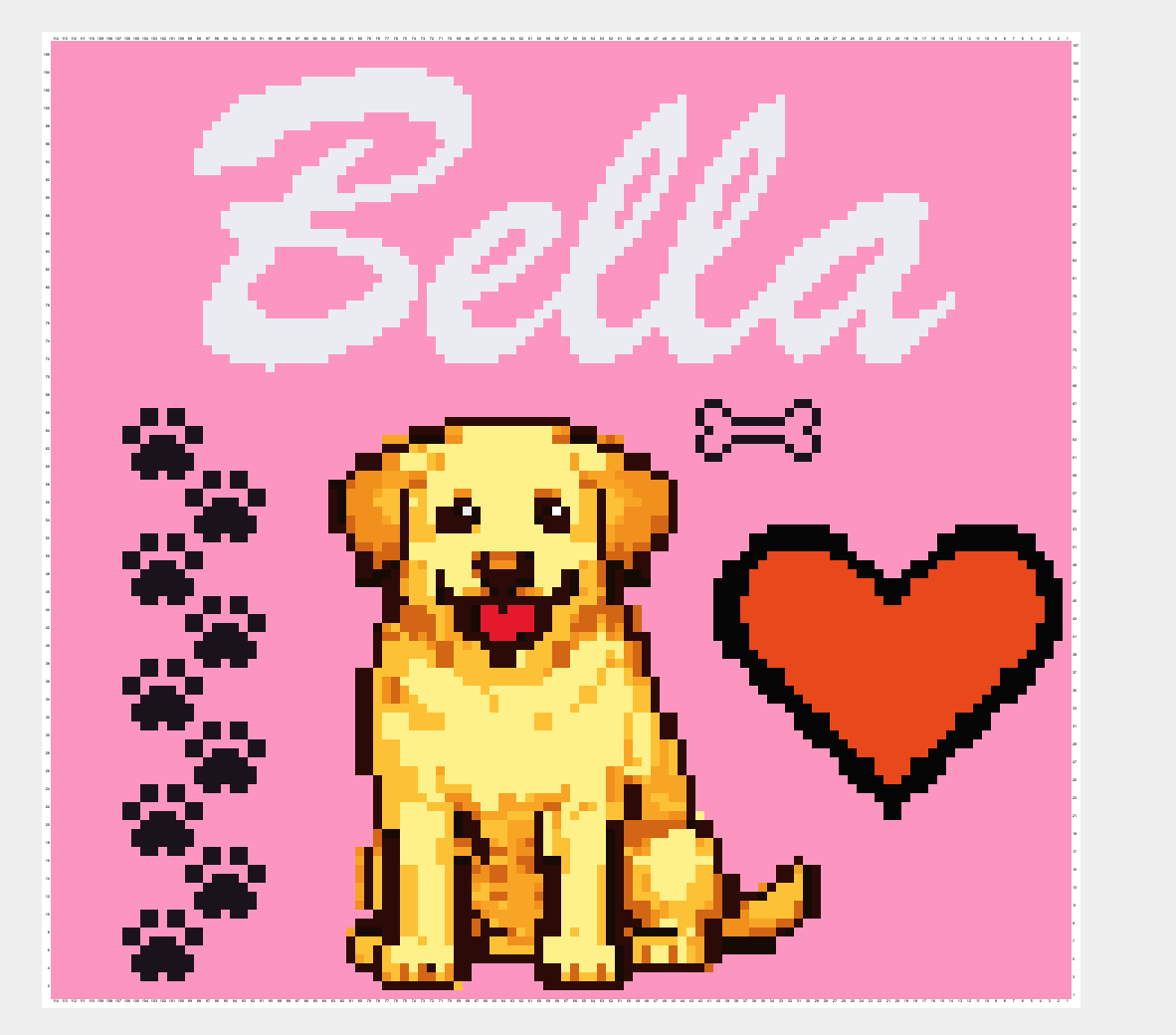 Personalised Crochet Pet Blanket